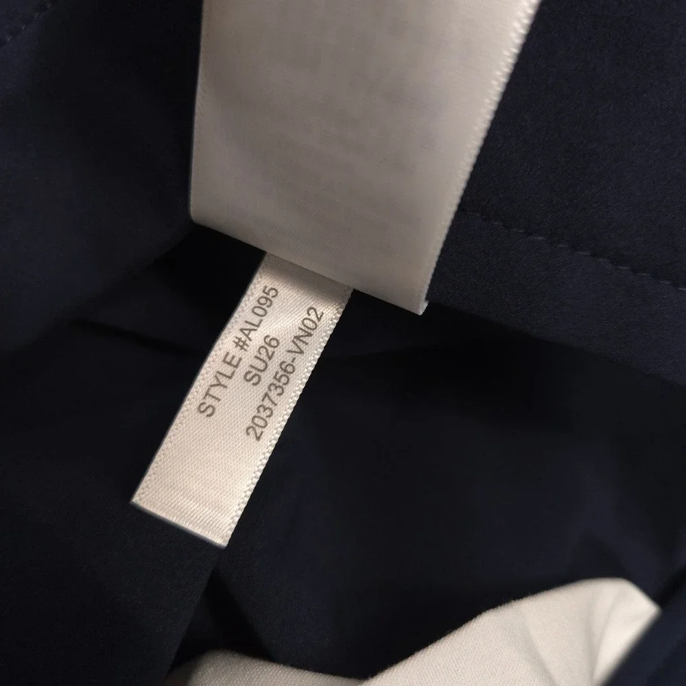 J Crew Tech Shorts Mens 33 Navy Chino Performance UPF 50+ Stretch 7